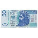 50 złotych 1994 -BU- error note