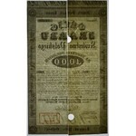 Obligacja 5% Skarbu Królestwa Polskiego 1834 - UNIKAT