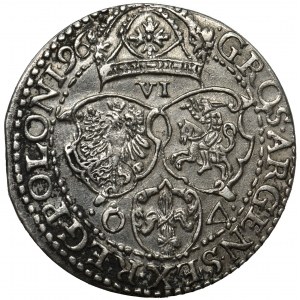 Zygmunt III Waza, Szóstak Malbork 1596 - mała głowa