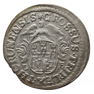 August III Sas, 3gr 1763 Thorn - D-B initials
