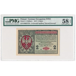2 marki 1916 Generał -B- PMG 58 EPQ