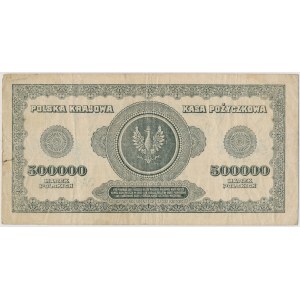 500.000 marek 1923 -Serja Y- najrzadsza odmiana 