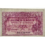 1 złoty 1939 -A- PMG 63 EPQ