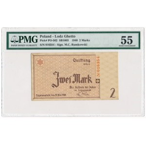 2 marki 1940 - PMG 55 - rzadki