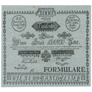 Austria 1.000 guldenów 1794 FORMULARZ