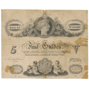 Austria 5 guldenów 1841 - RZADKOŚĆ