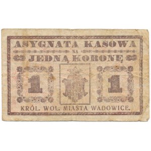 Wadowice 1 korona 1919 