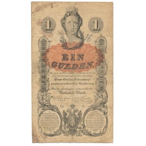 Austria 1 gulden 1858