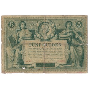 Austria 5 guldenów 1881 