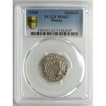 Sigismund I the Old, Grosz 1540 Danzig PCGS MS62