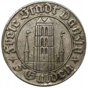 Wolne Miasto Gdańsk 5 guldenów 1932 rzadkie