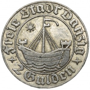 Free City of Danzig 2 gulden 1932