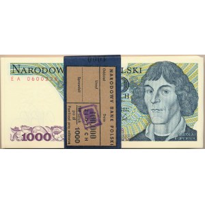 Paczka bankowa 1.000 złotych 1988 -EA- 100 sztuk 