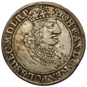 Jan II Kazimierz, Ort Gdańsk 1657 - odmiana z większą głową
