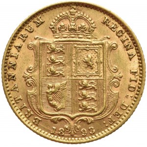Australia Queen Victoria 1/2 pound 1893