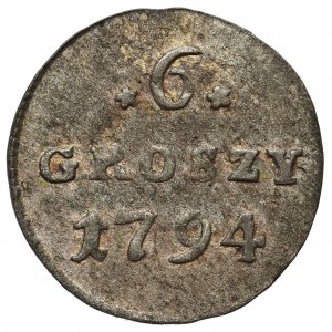 Poniatowski, 6 groszy 1794 