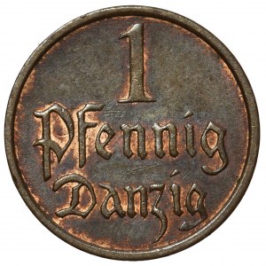 Free City of Danzig 1 fenig 1938