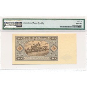 10 złotych 1948 -BD- PMG 65 EPQ