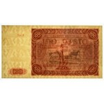 100 złotych 1947 -A- PMG 67 EPQ - pierwsza, wyśmienicie zachowana seria
