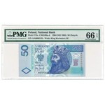 50 złotych 1994 AA 0000133 PMG 66 EPQ - skrajnie niski numer