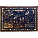 Danzig 1 million 1923 with blue overprint - Rare