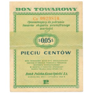 Pewex 5 centów 1960 -Ca-
