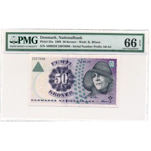 Dania 50 koron 1999 - PMG 66 EPQ