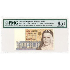 Irlandia 5 funtów 1994-9 - PMG 65 EPQ