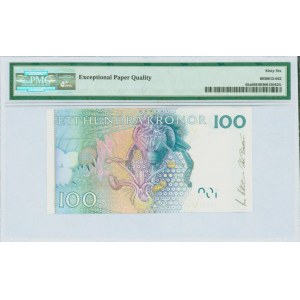 Szwecja 100 koron 2001-02 - PMG 66 EPQ