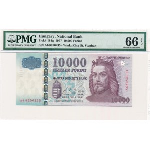 Węgry 10.000 forintów 1997 - PMG 66 EPQ