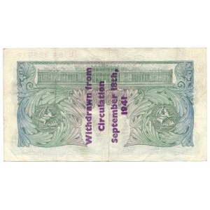 Guernsey WWII overprint 1 pound 1941-45 - rare