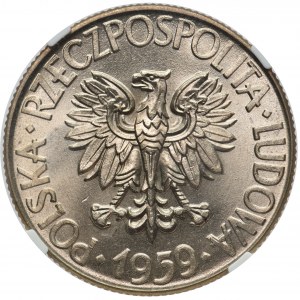 Kościuszko 10 złotych 1959 NGC MS66