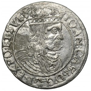 Jan II Kazimierz, Szóstak Lwów 1662 GBA - ładny