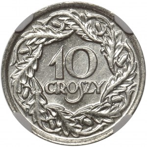 10 groszy 1923 NGC MS65