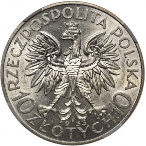 10 złotych 1933 NGC MS61