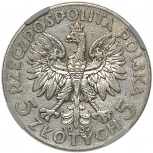 5 złotych 1932 Warsaw NGC XF45