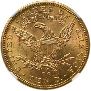 10 dollars 1891 Carson City - NGC MS62