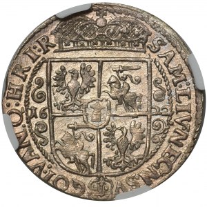 Sigismund III Vasa, 1/4 thaler Bromberg 1622 - NGC MS61