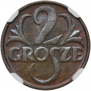 2 grosze 1930 - NGC MS65 BN