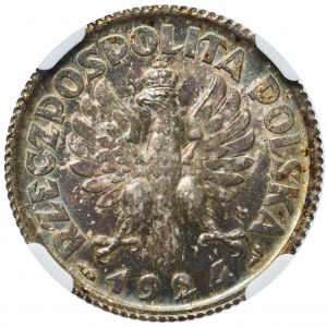 1 złoty 1924 - NGC MS64
