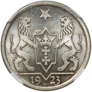Wolne Miasto Gdańsk 1 gulden 1923 - NGC MS63