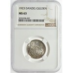 Wolne Miasto Gdańsk 1 gulden 1923 - NGC MS63