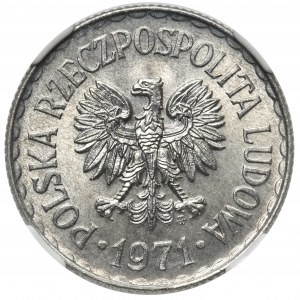 1 złoty 1971 - NGC MS66