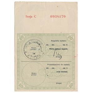 Tax office securitiy for 20 złotych