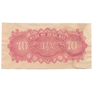 Chiny Bank of Dung Bai 10 yuan 1945