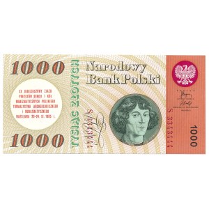 1.000 złotych 1965 -S 3343444- with pretty serial number