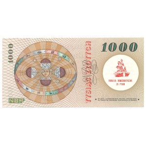1.000 złotych 1965 -S 3343444- z ciekawym numerem seryjnym
