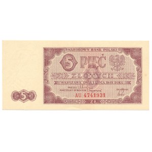 5 złotych 1948 -AU- 