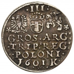 Sigsmund III Vasa, 3gr 1601 Cracow