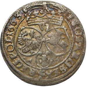 John II Casimir, 6 gr 1663 Bromberg AT